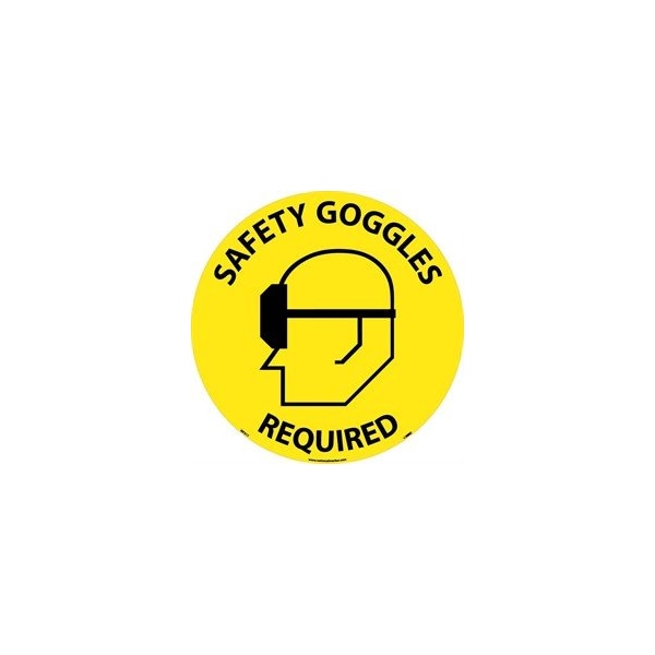 Nmc WALK ON FLOOR SIGN, 17 DIA, WFSM17 WFSM17 - main